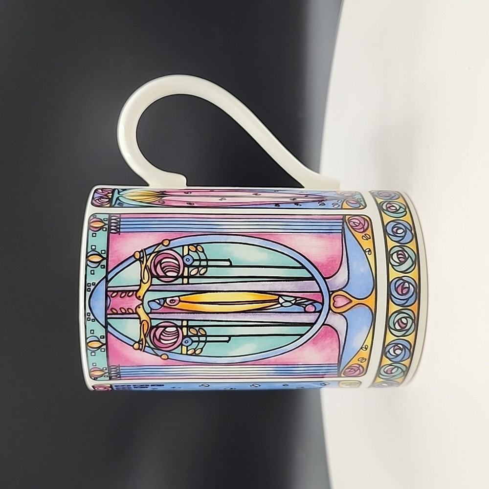 Dunoon Stoneware Scotland Mackintosh, adapted by Joanne Triner Mug Art Deco